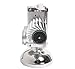 niceeshop(TM) Retro Flip Down Clock Internal Gear Operated,White' With Accessory Cable Tie