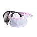 Tenn Well Set of 4 Bra Washing Bag, Mesh Laundry Bag with Zipper for Bras, Underwear, Delicate, Socks (White)