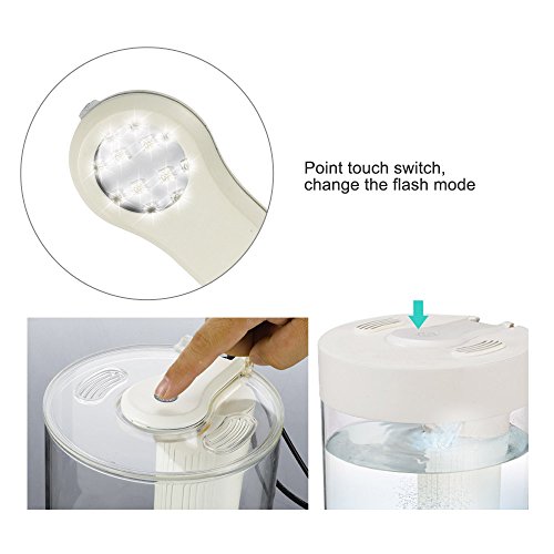 Transparent Aquarium,Remote Control Colorful LED Betta ...