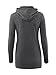 Pinkydot Women's Nursing Hoodie Long Sleeves Casual Top Breastfeeding Clothes Grey M