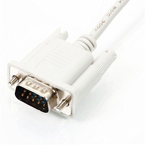 Allytech(TM) New Serial RS232 4.3Ft 1.3M Male to Female DB9 9 Pin Extension Serial Cable for Computer PC