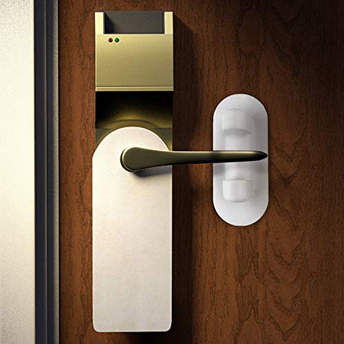Door Lever Lock (2 Pack) Child/Pets Proof Doors Kids Proofing Door Handle 3M Adhesive - Toddler Safety Locks