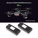 Goolsky 2pcs 3.85V 1800mAh Lipo Battery for VISUO XS809S Foldable RC Quadcopter WiFi FPV Drone