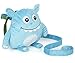 Nuby Plush Baby Backpack with Safety Harness, Blue Monster