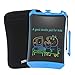 NEWYES Colorful Robot Pad 8.5 Inch LCD Writing Tablet with Lock Function Electronic Doodle Pads Drawing Board with Case and Lanyard Gifts for Kids Blue