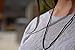 Black Satin Silk Necklace Cord [2 Pack - 18