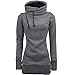 Women Sweater,Neartime Loose Pullover Long Sleeve Outfit Warm Sweatshirt (L, Gray)