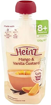 heinz mango and vanilla custard