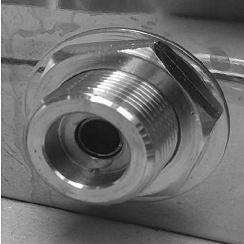 Gastrobedarf-Westerbarkey-Zapfanlage-Trockenkhler-aus-Edelstahl-25lh-mit-Kompensatorschankhahn-Tropfblech