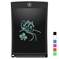 LCD Writing Tablet, Electronic Writing Drawing Doodle Board Erasable, Aukor 8.5-Inch Handwriting Paper Drawing Tablet for Kids Adults at Home School Office, Black