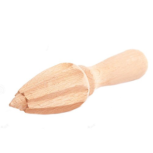 Pushhr Utensil Kitchen Natural Hand Lemonade Citrus Wood Fruit Juice Squeezer Juicer Reamer Extractor Tool