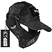 NO B Tactical Foldable Mesh Mask with Ear Protection for Airsoft Paintball with Adjustable Baseball Cap