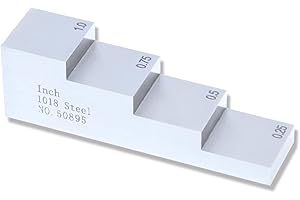 0.250/.500/ .750/1.00 Thickness Tester Gauge Calibration Block 4 Step for Thickness Linearity Calibration