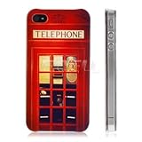 Ecell - HEADCASE RED TELEPHONE BOOTH UK BACK CASE COVER FOR APPLE iPHONE 4 4S