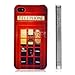 Ecell - HEADCASE RED TELEPHONE BOOTH UK BACK CASE COVER FOR APPLE iPHONE 4 4S