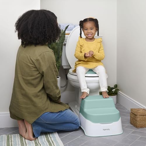Ingenuity Prepare to Potty 3-in-1 System - Potty Training Toilet, Topper, Step Stool, Easy Setup, for Toddlers Ages 18 Months+