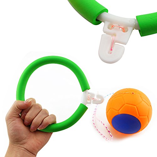 Neworkg GSports Skip Ball Set: Six Jumping Toy Assorted Colors Swing Balls - Great Kids Fitness Game for Boys and Girls - Thumbnail 4