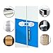 Child Safety Lock Child Safety Cabinet Locks Baby Proofing Tools Not Required Uses 3M Adhesive with Drawers, Appliances, Toilet Seat, Fridge and Oven and Latch System Baby Safety Locks 6 Pack