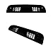 RECON - Fits 14-19 Sierra & Silverado (3rd GEN) 1500, 2500, 3500 Red LED 3rd Brake Light Kit with White LED Cargo Lights with Smoked Lens