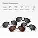 LUOMON Sunglasses Men Polarized UV Protection,Mens Sports Sun Glasses for Fishing Floating Driving Running Baseball -Silver