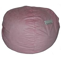 Fun Furnishings Large Beanbag, Pink Micro Suede