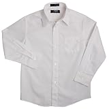 French Toast Boys White Long Sleeves Dress Shirt - E9004