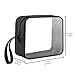 Lermende TSA Approved Travel Toiletry Bag Travel Accessories Clear Quart Size Toiletries Bags (Tote Bag 2 Black)