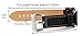 Apple Watch Band, 42mm Cowhide Genuine Leather iwatch Strap Replacement Band with Stainless Metal Clasp for Apple Watch Series 3 Series 2 Series 1 Sport and Edition Black