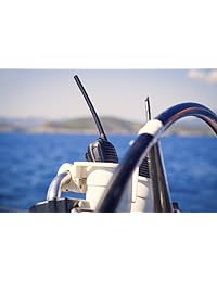 Uniden radio marina portátil sumergible de 2 vías., MHS126, Negro