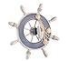 niceEshop(TM) Ornamental Home Nautical Wall Marine Decor Wood Pirate Ship Helm Wheel, Random Color