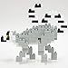 Nanoblock Ring-Tailed Lemur Building Kit