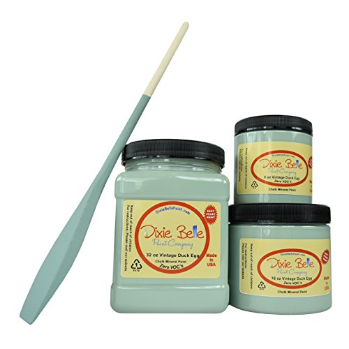 Dixie Belle Paint Company Chalk Finish Furniture Paint (Vintage Duck Egg) (16oz)