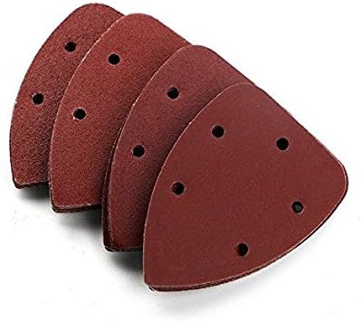 Warkit 40 Pcs 140mm Mouse Detail Sander Sandpaper Sander Pads Sanding Sheets Suitable for 140mm Sanding Machine