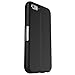 OTTERBOX Strada Series Limited Edition + Alpha Glass Case for iPhone 6/6s (ONLY) - Retail Packaging - Onyx (Black/Black Leather)