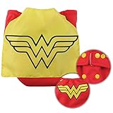 Bumkins Cloth Diaper Snap All-In-One (AIO) or Pocket with Cape, 7-28lbs, DC Comics Wonder Woman