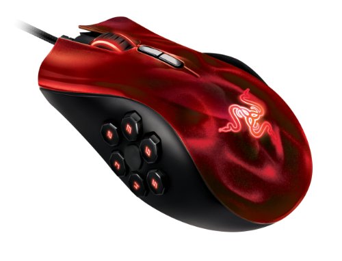 Razer Naga Hex Wraith Red Edition Wired Laser Mouse (RZ01-00750200 