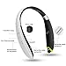 [Newest Design] Foldable Bluetooth Headset, Senbowe™ Upgrade Wireless Neckband Bluetooth Headset with Retractable Earbud and Foldable Design for iPhone, Android, Other Bluetooth Enabled Devices