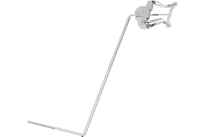 GLEAVI Portable Silver Tuba Clip Lightweight Iron Clamp-on Music Lyre for Playing Music and Marching