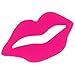 Perforated Lips Tanning Stickers, Roll of 1000