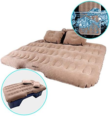 Inflatable Car Air Mattress Camping Travel Air Bed Back Seat Extended Mattress Air Couch with Car Air Pump