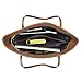 Tote Handbags,COOFIT Fashion Purses and Handbags for Women PU Leather Purse Tote Bag Brown