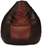 Solimo XXL Bean Bag Cover without Beans (Brown and Tan)