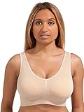 4 Pack Marielle Bra - The Ultimate comfort Bra PADDED (Inc 8 Pads) (3 Color Set + Free Beige Bra (Same Size), XXXL - US Size 16-18)