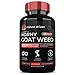 Horny Goat Weed Extract - for Men and Women - 1560mg of Epimedium, Maca & Tribulus - Increases Power, Performance, Stamina, Energy - 60 Capsules - Nature Driven