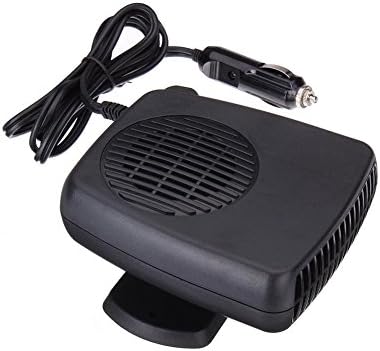 12V Portable 2 in 1 Auto Vehicle Car Cooling Heater Demister Defroster Fan With Folding Handle 200W Quickly Heat In 30 Seconds  360 Degree Rotation In Car Heater