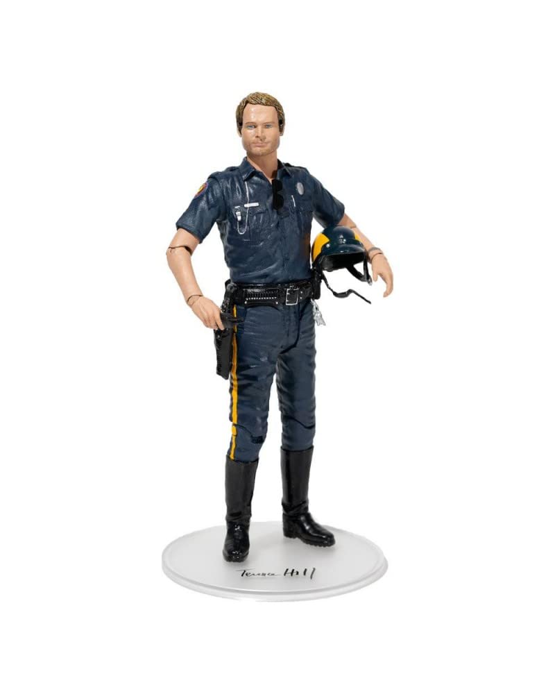 Oakie Doakie Matt Kirby - Actor Terence Hill Collectible Action Figure - The Two Almost Flat Superfeet Movie - Height 18 cm, Transparent (ODT100004)