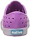 Native Kids' Jefferson Glow Child Water Shoe, Peace Purple/Glow in the Dark, 8 Medium US Toddler