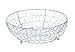 Decorative Wire Basket Tabletop Home Decor - Elegantly Designed Wire Metal - Dining Table, Countertop, Office or Bathroom - Holds Fruit, Breads, Gifts, Knickknacks, and More - 8 inch in Size - Silver