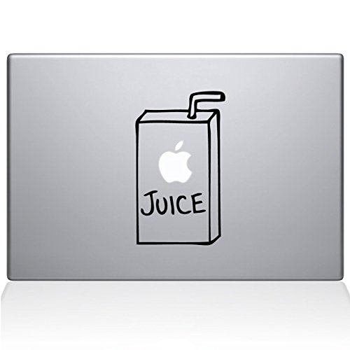 Apple Juice Vinyl Decal Sticker Funny Drink Apple Laptop MacBook Room
