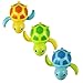 FEITONG(TM) Random Color Newborn babies swim turtle wound-up chain small animal bath toy classic toys